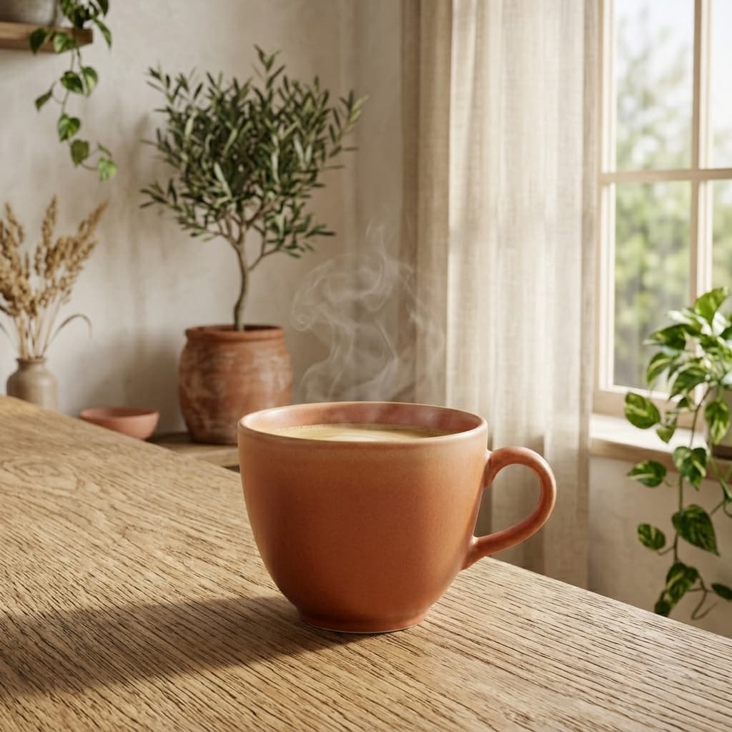 Elma Terracotta Latte Cup