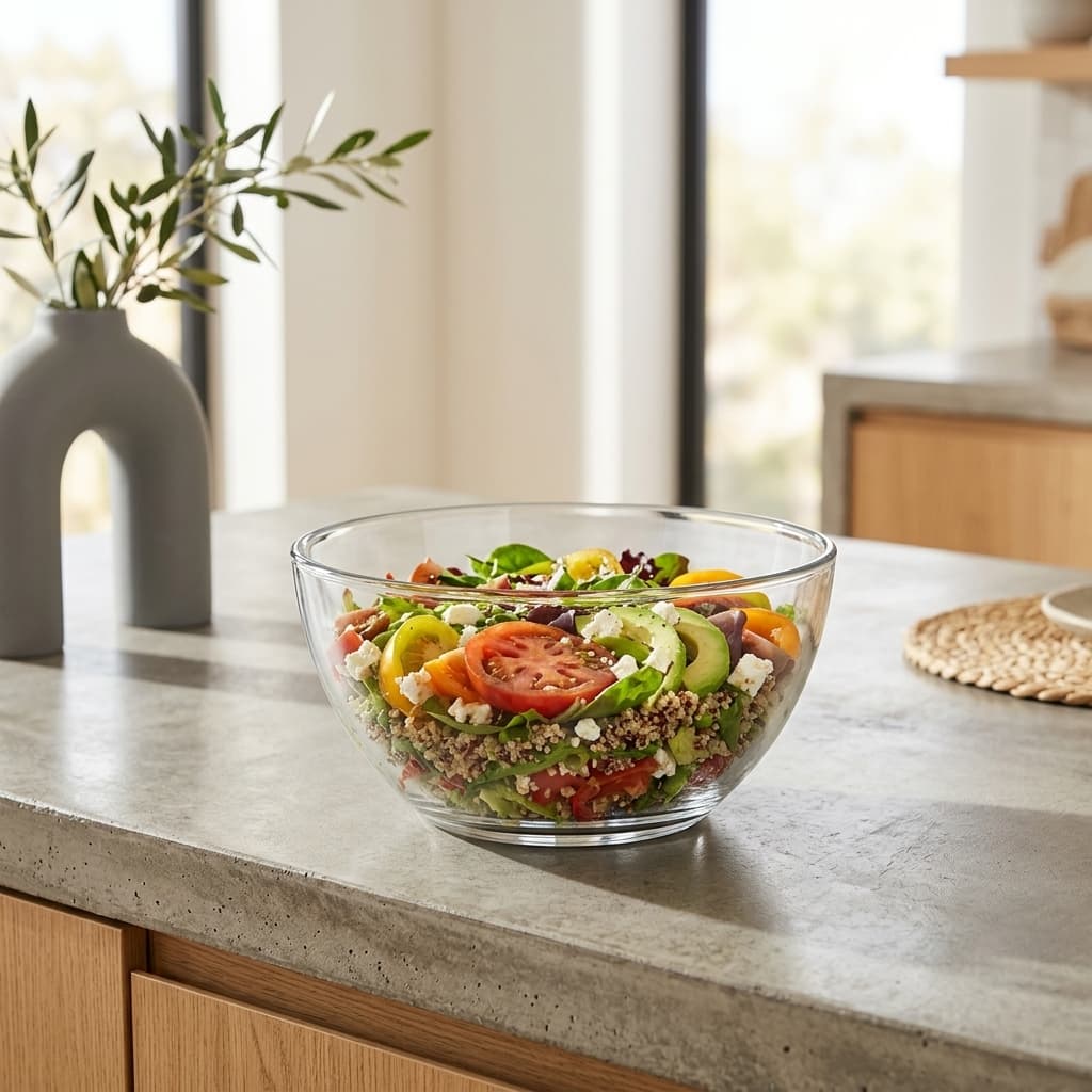 Nivea Glass Salad Bowl