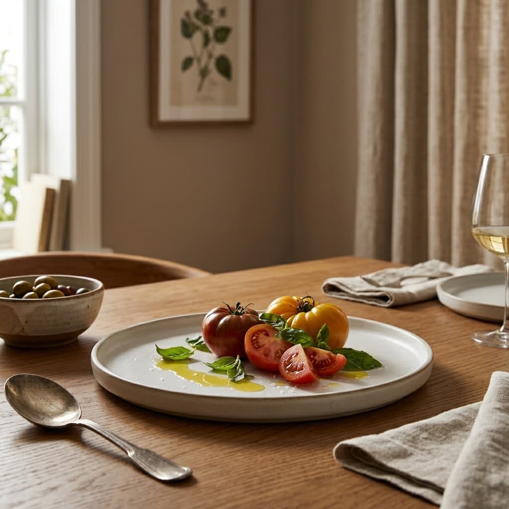 Elma Stoneware Round Platter