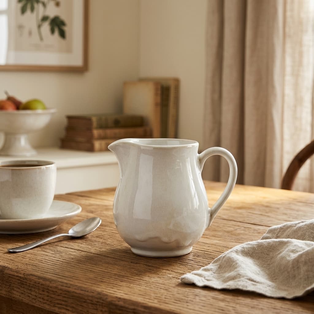Elma Stoneware Milk Jug