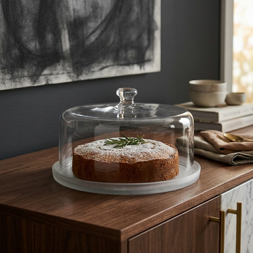 Nivea Glass Cake Dome with Plate