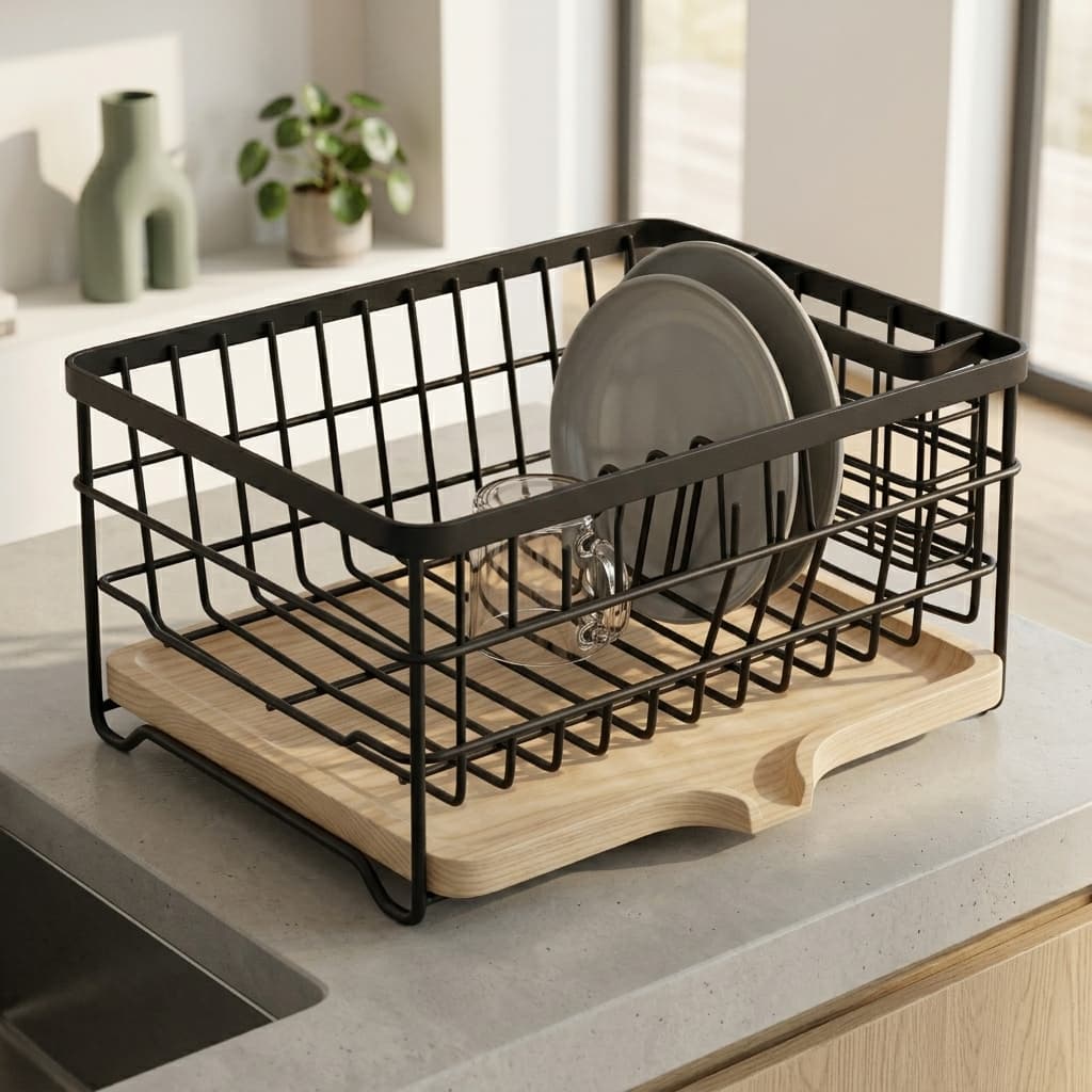 Talo Matte Steel Dish Rack