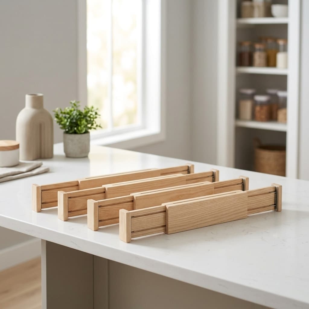 Talo Ash Wood Drawer Divider Set
